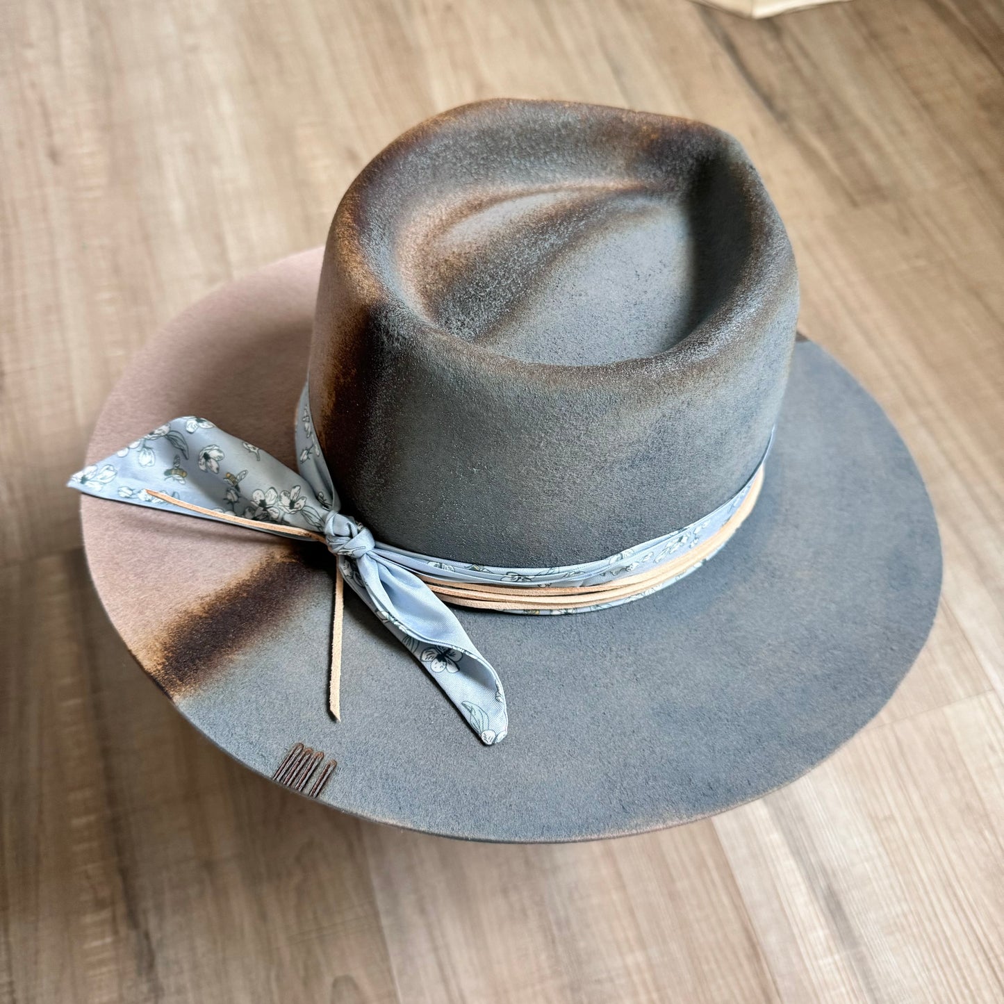 Custom LOC Two-Toned Wool Fedora