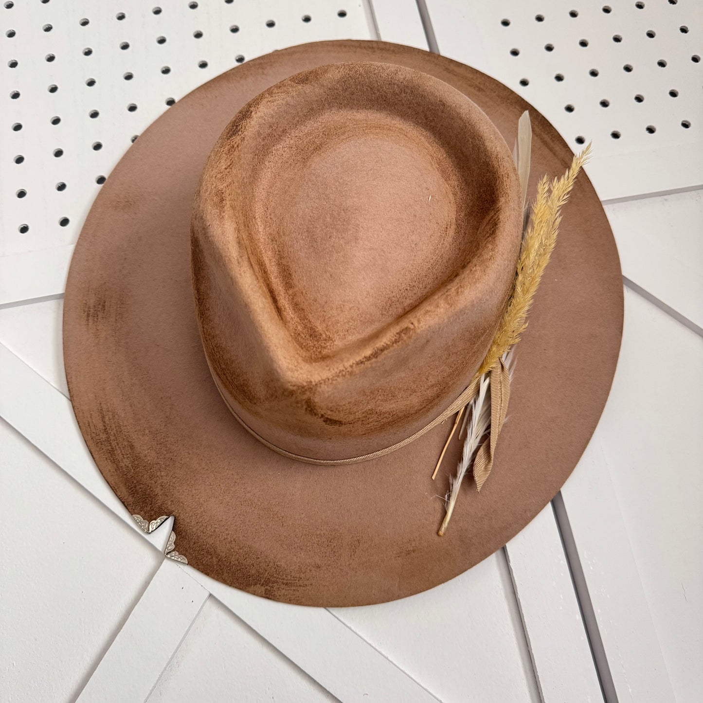 Custom LOC Wool Fedora SAND