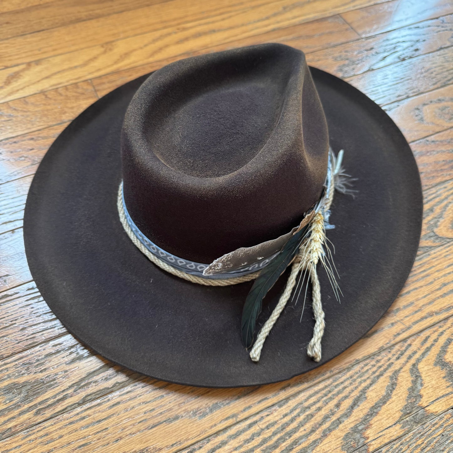 Custom Wool Curled Brim Hat