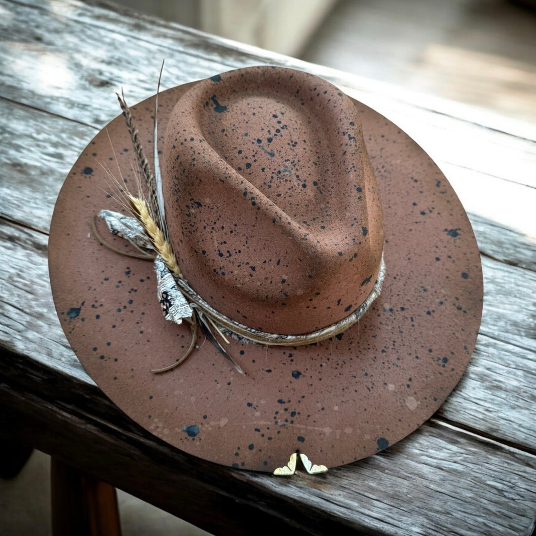 Unlisted Handcrafted MaddHadderMary Hat ? Custom Wool Curled Brim Hat – Madd Hadder Mary main image 4