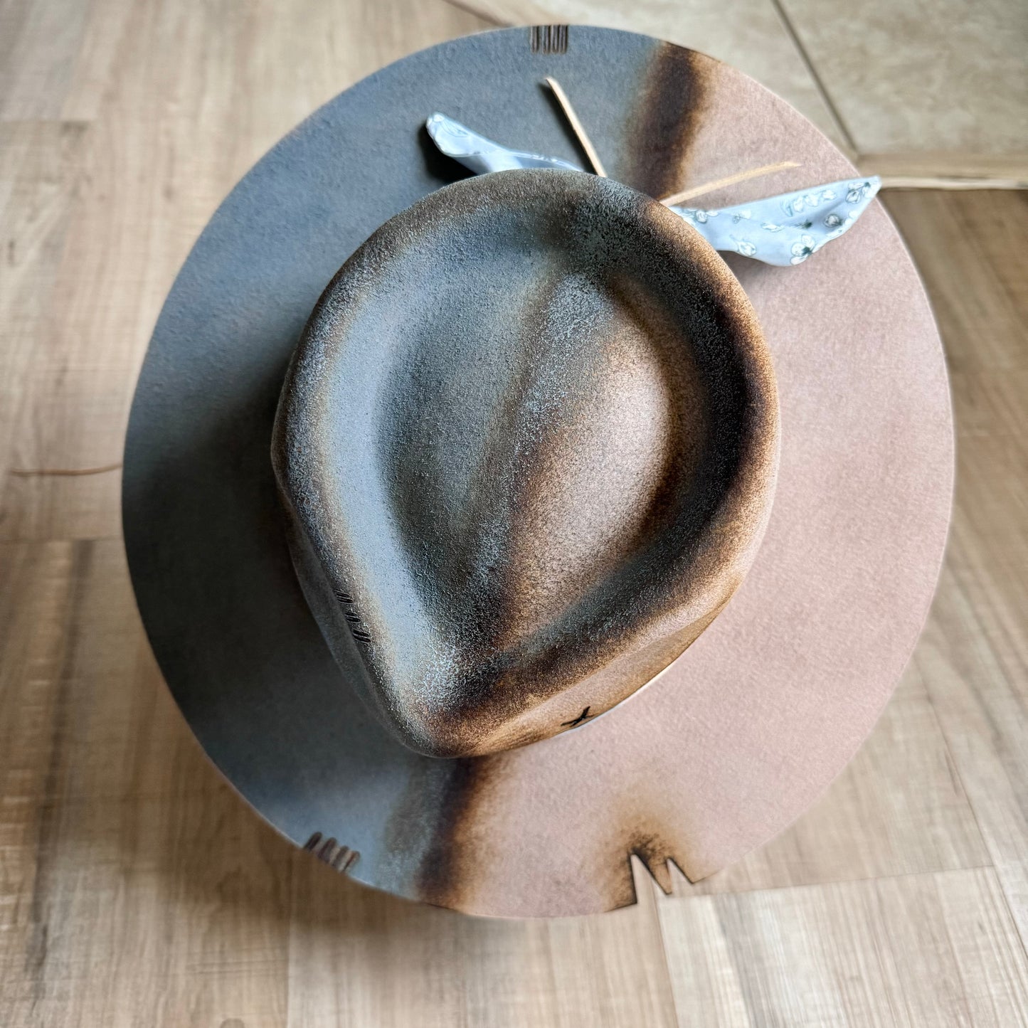 Custom LOC Two-Toned Wool Fedora