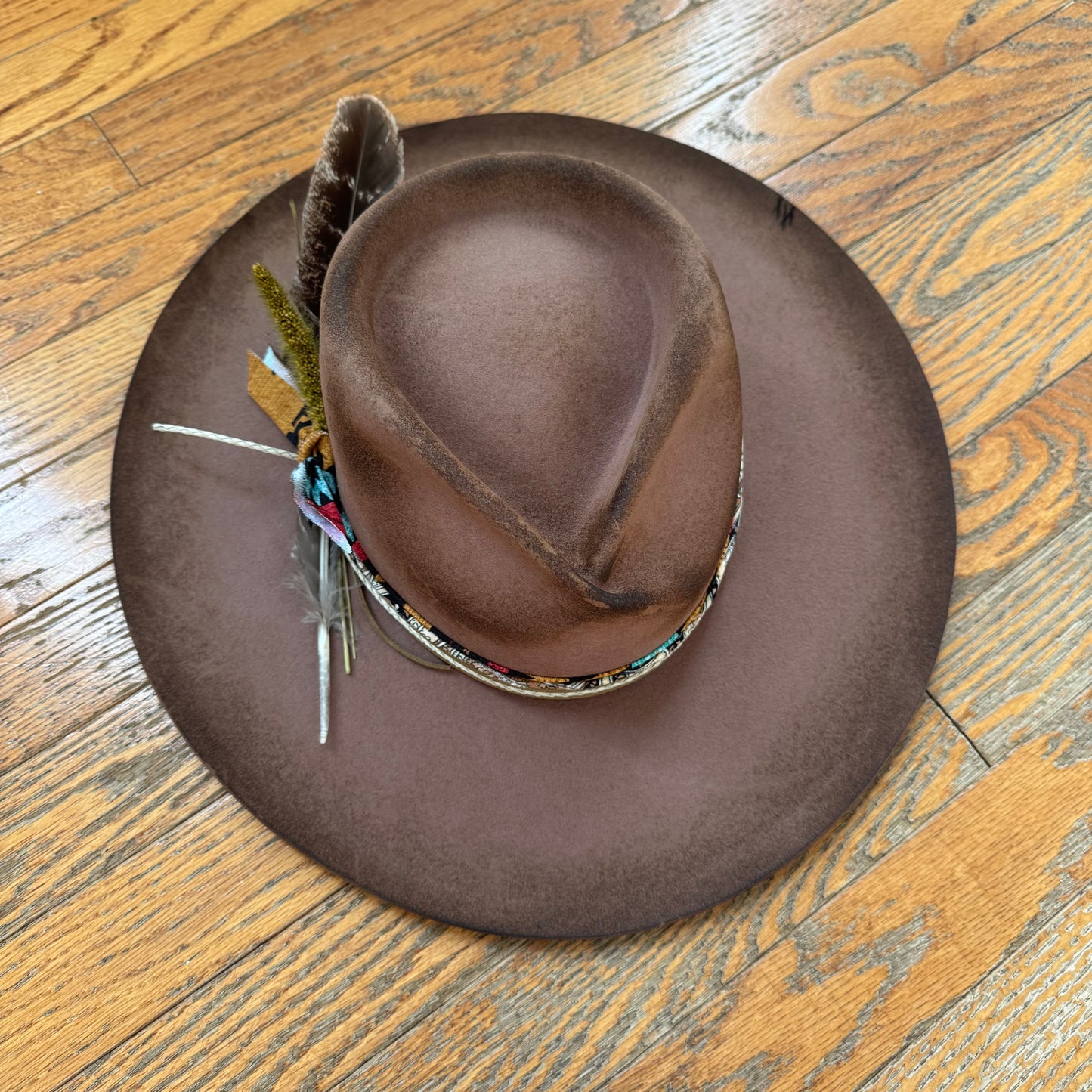Custom Wool Curled Brim Hat