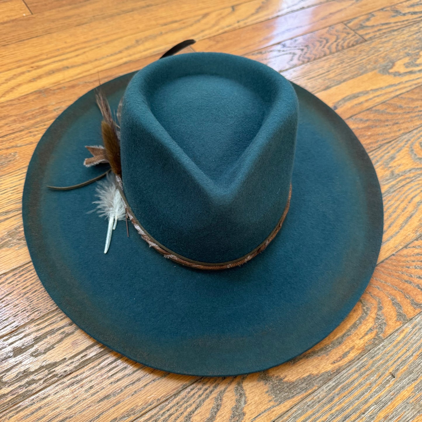 Custom Wool Curled Brim Hat