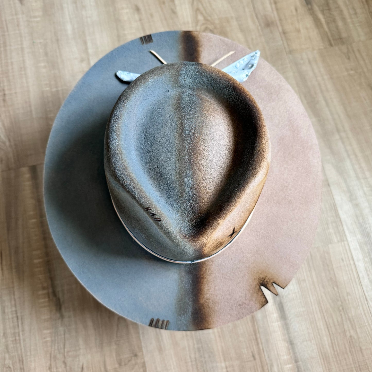 Custom LOC Two-Toned Wool Fedora