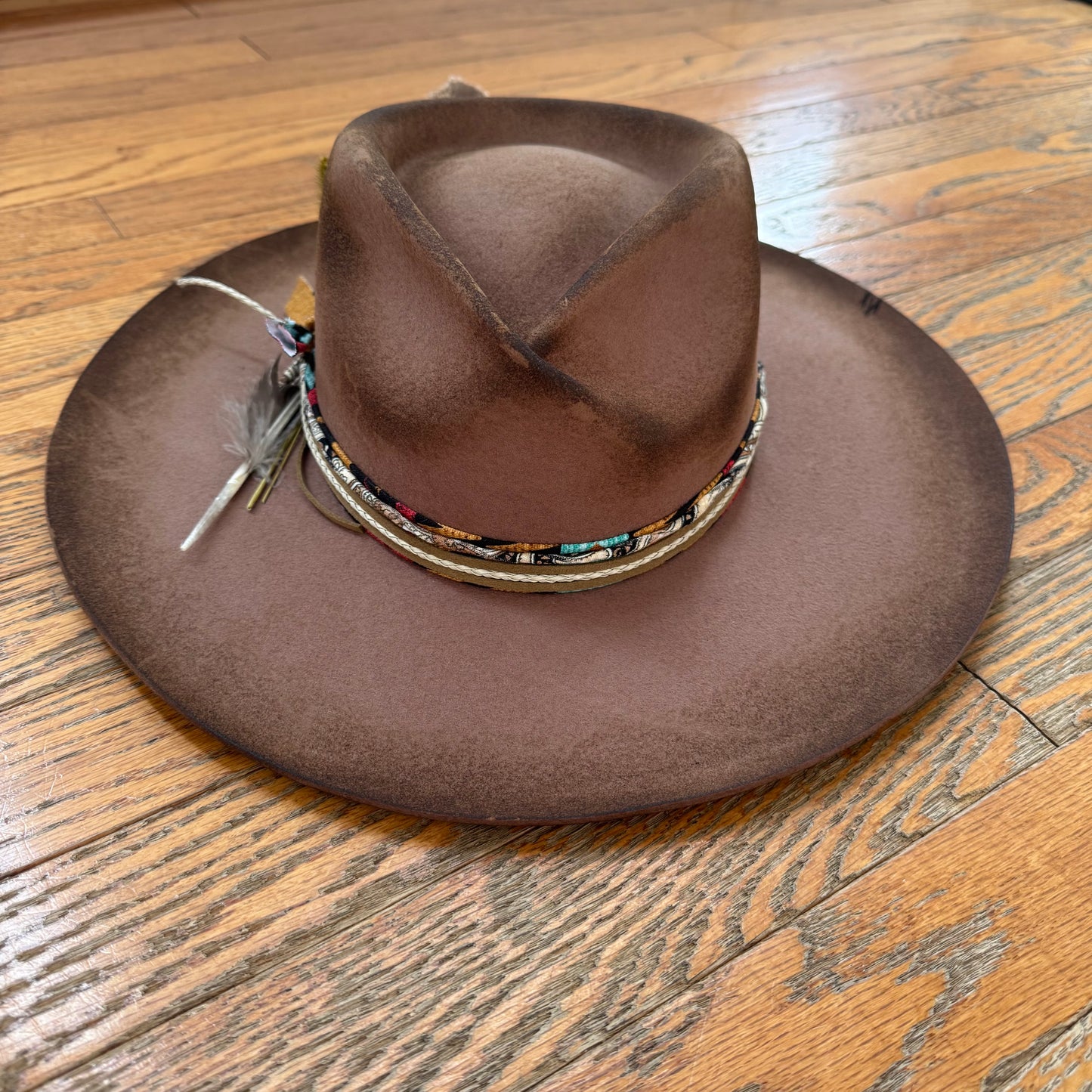 Custom Wool Curled Brim Hat