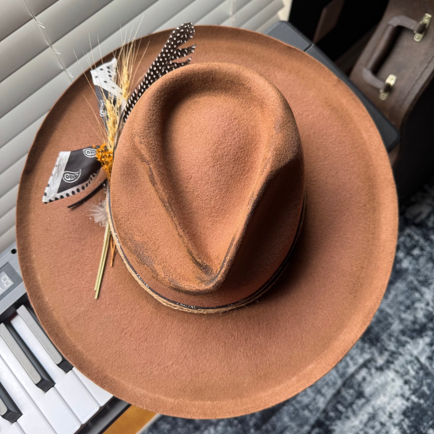 Custom Wool Curled Brim Rancher