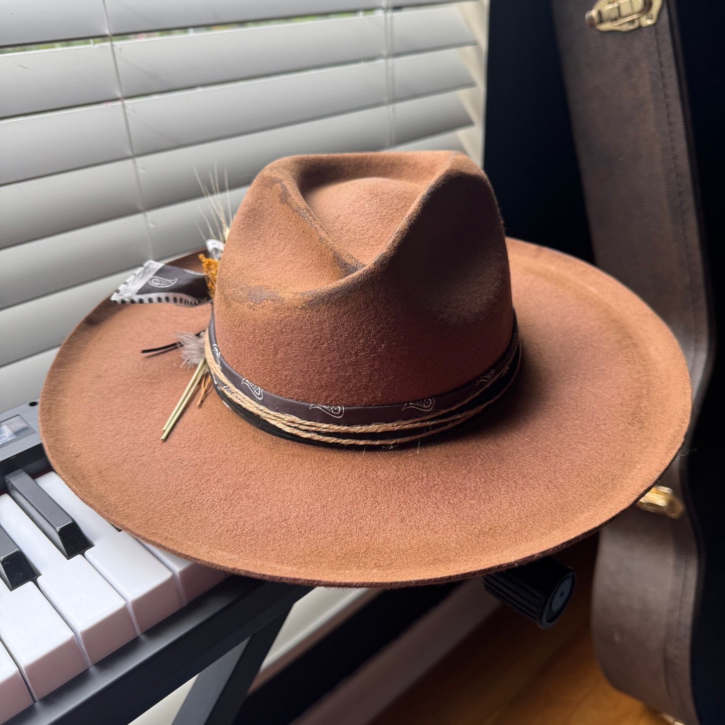 Custom Wool Curled Brim Rancher