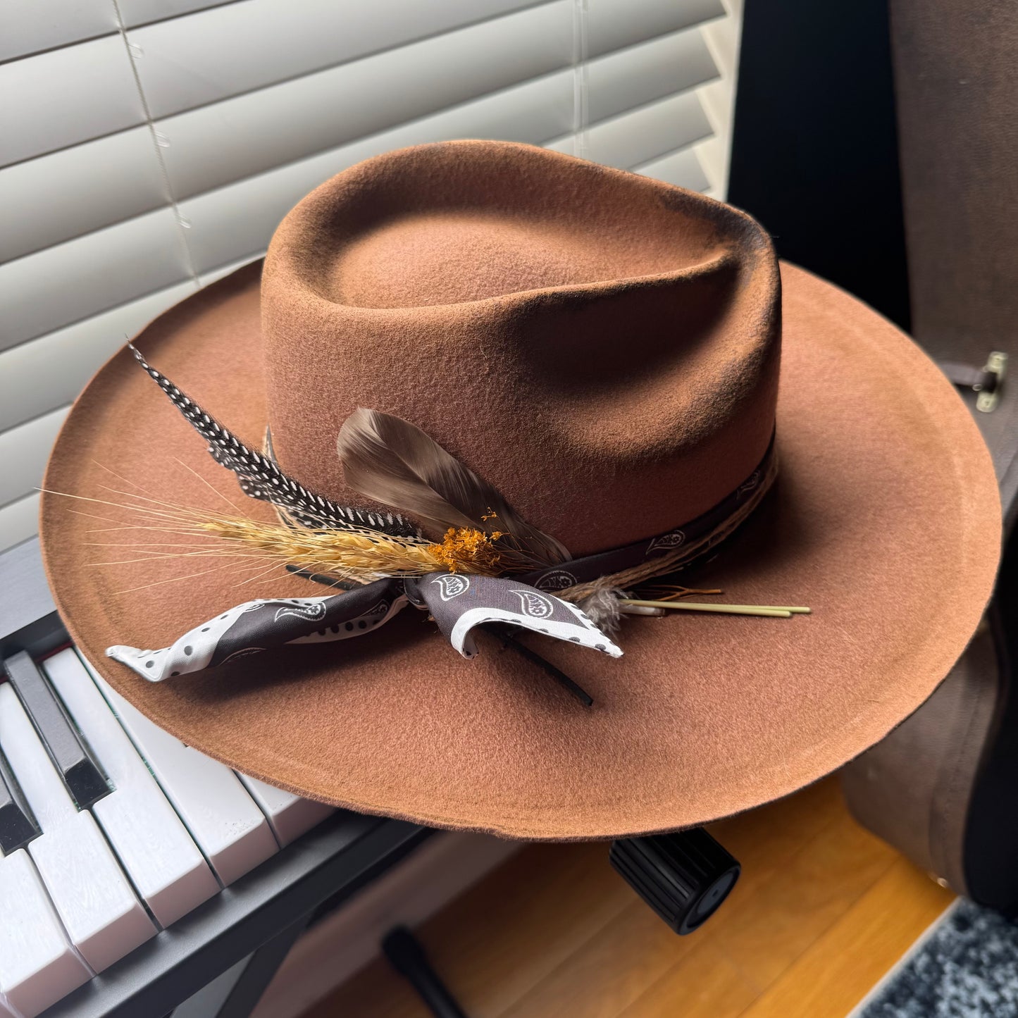 Custom Wool Curled Brim Rancher