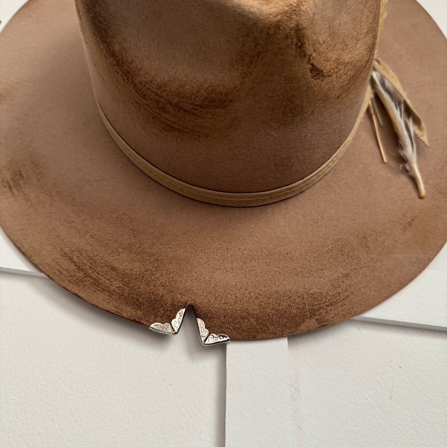 Custom LOC Wool Fedora SAND