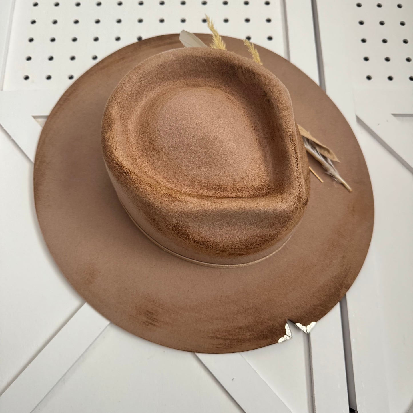 Custom LOC Wool Fedora SAND