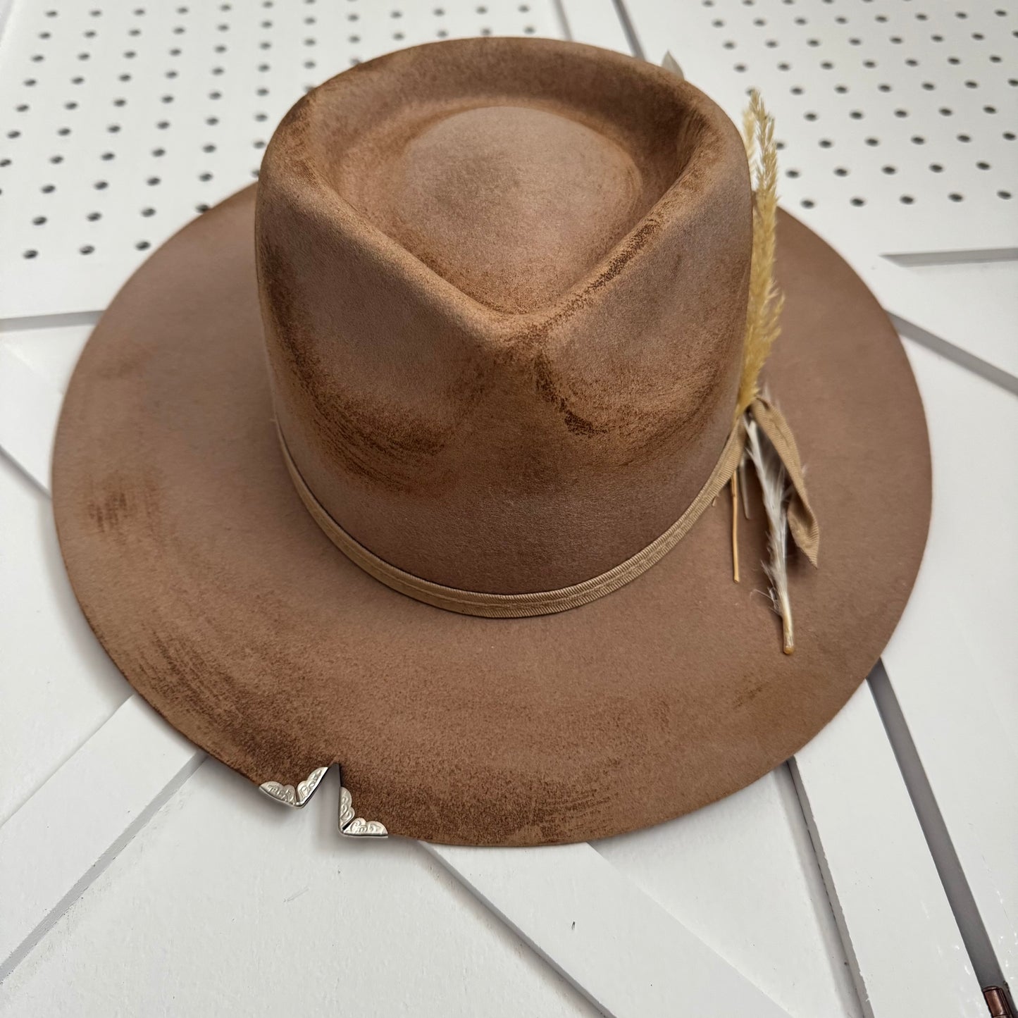 Custom LOC Wool Fedora SAND