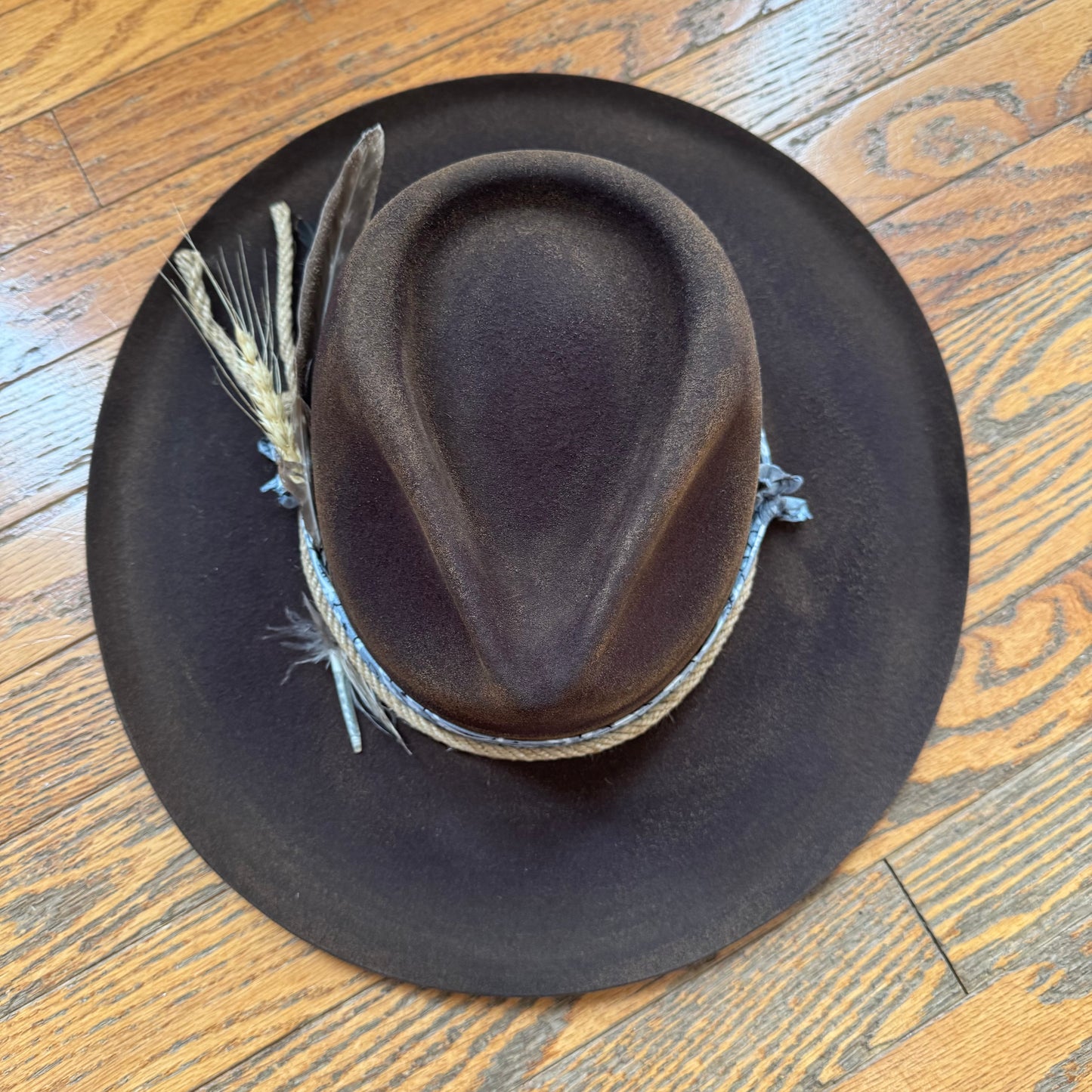 Custom Wool Curled Brim Hat