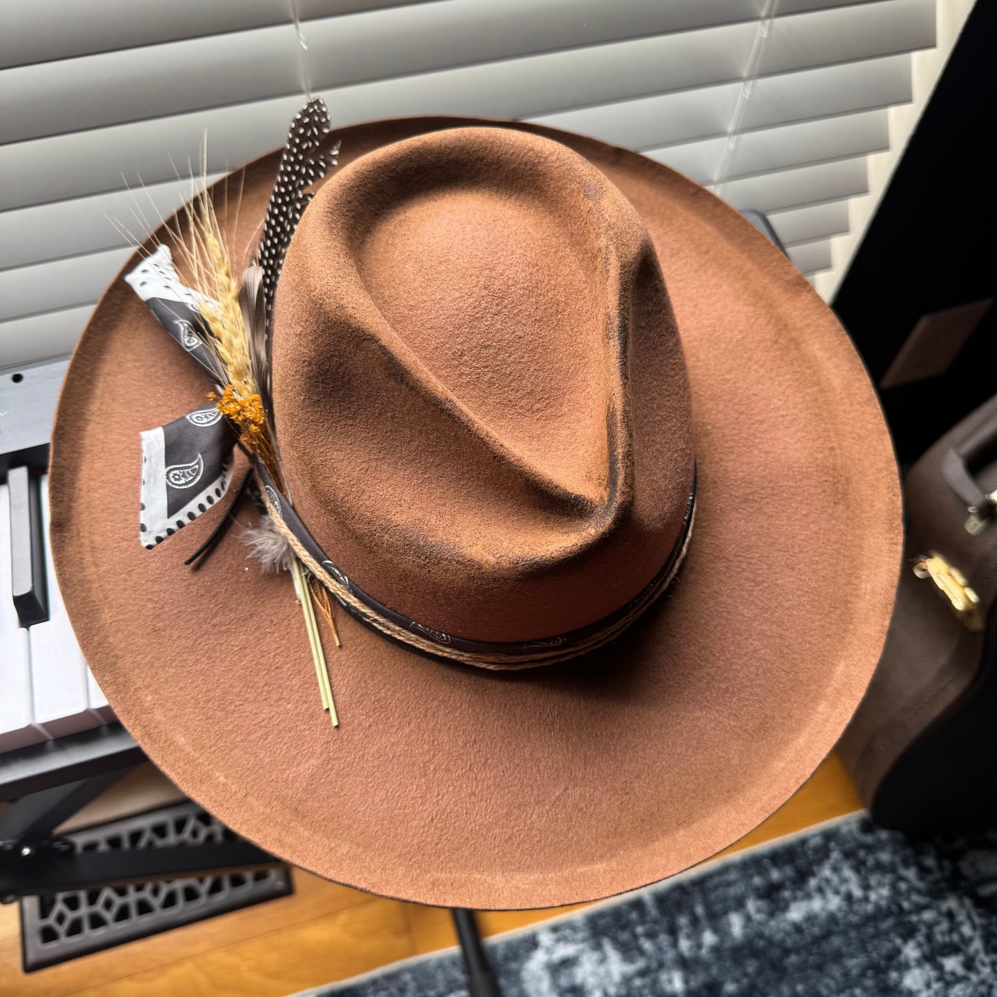 Custom Wool Curled Brim Rancher