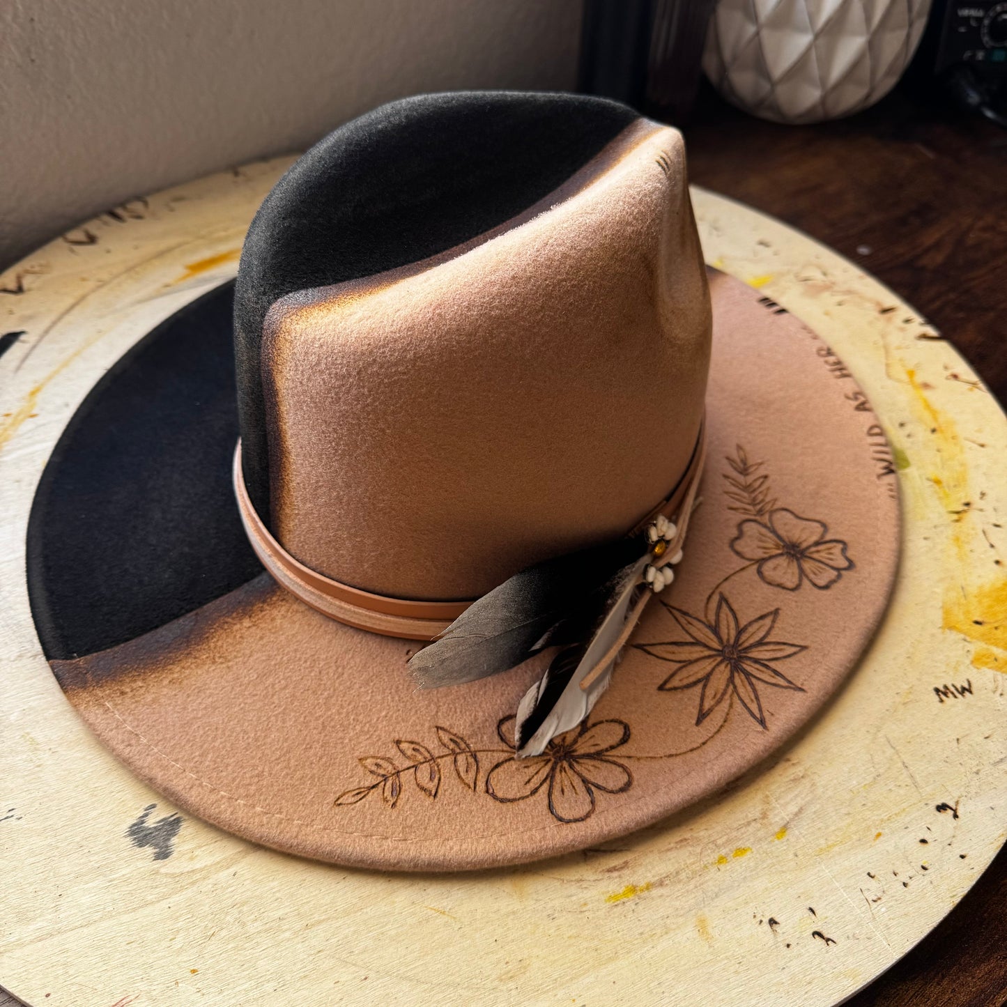 Custom “The Fleur” Wool Fedora
