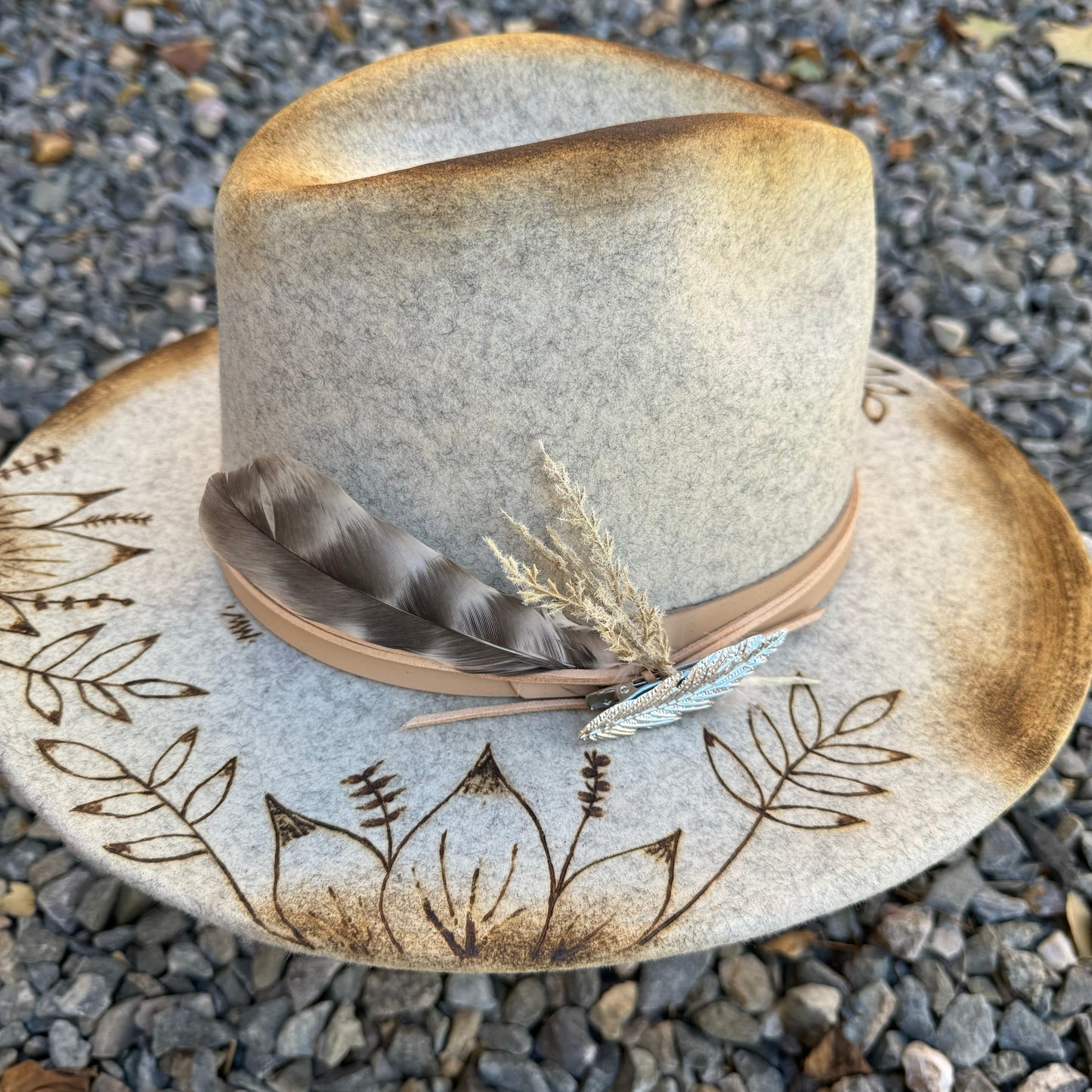 LOC Custom “The Mack” Speckled Gray Wool Fedora