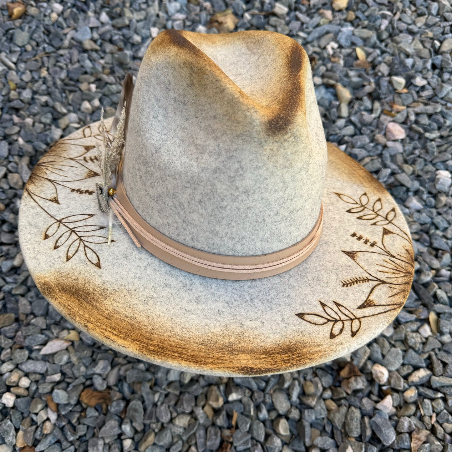 LOC Custom “The Mack” Speckled Gray Wool Fedora