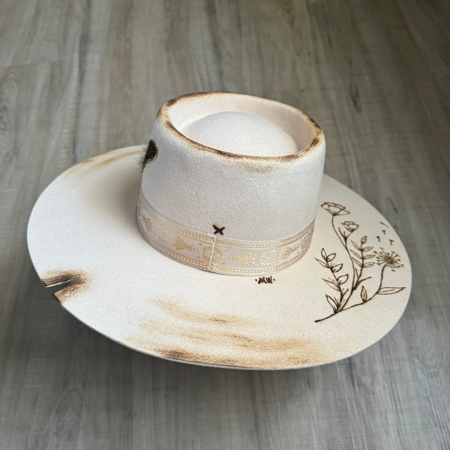 Custom LOC “Juno” Boater Wool Hat