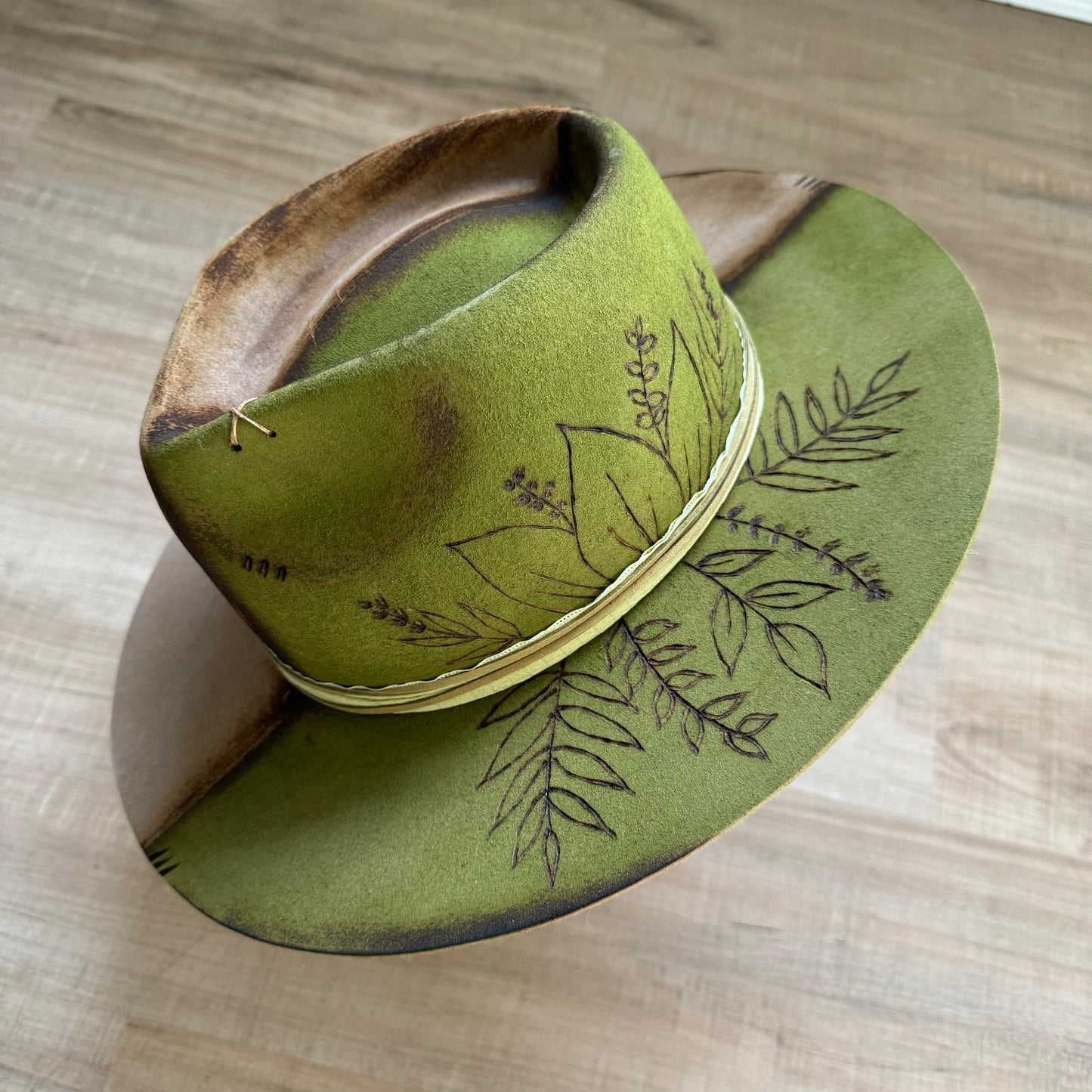 Custom LOC Two-Toned Wool Fedora