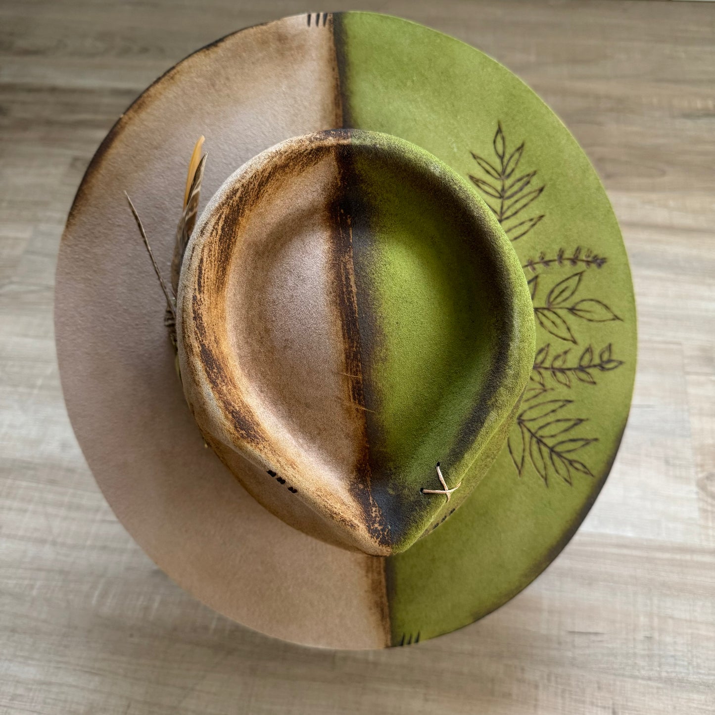 Custom LOC Two-Toned Wool Fedora