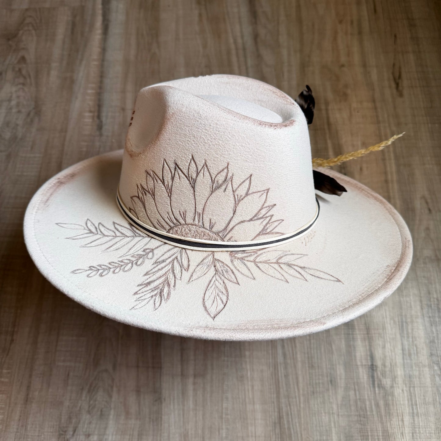 Custom Rancher Style Fedora (Wide Brim)