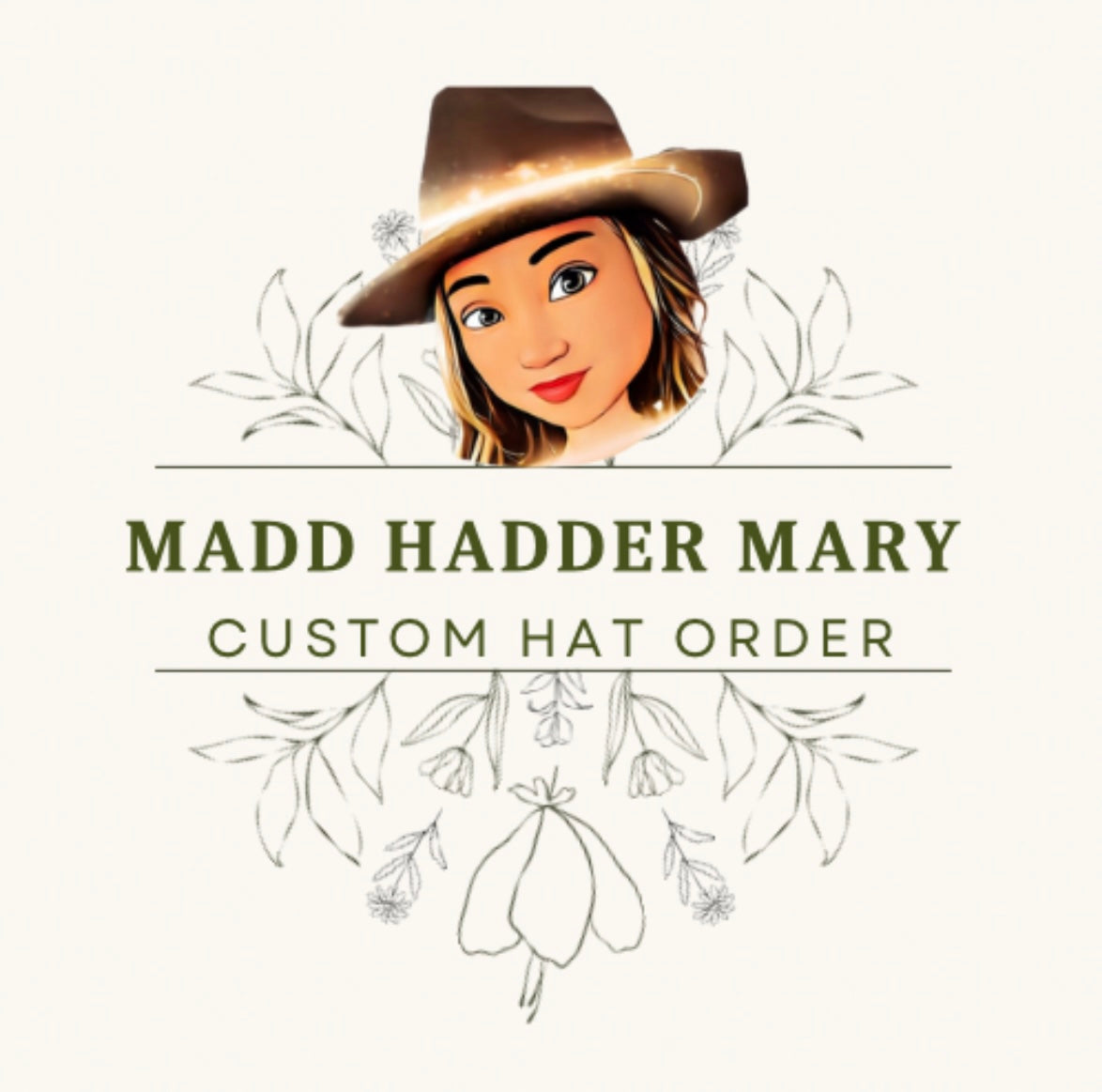 Custom Hat Order for “Mary Edwards”