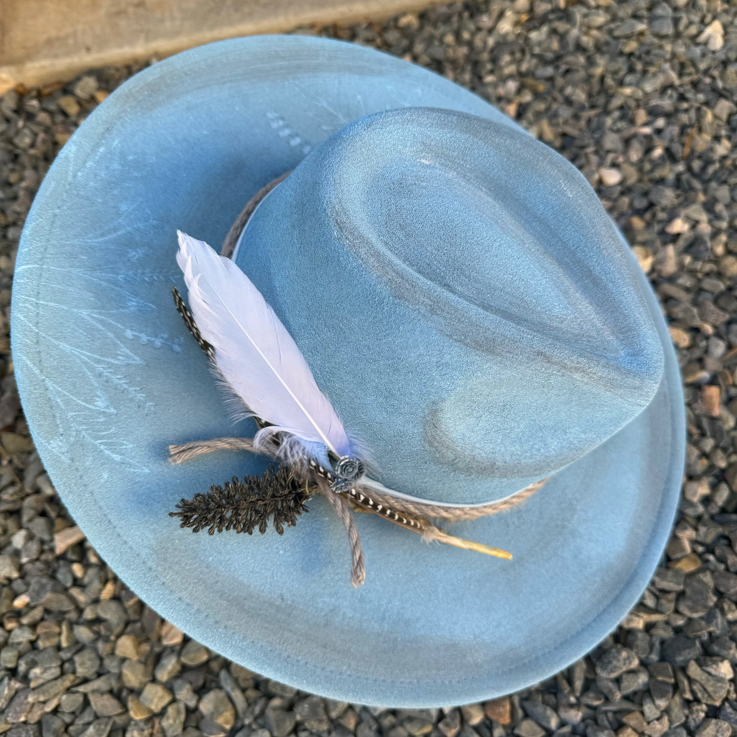 Custom Rancher Style Fedora (Wide Brim)