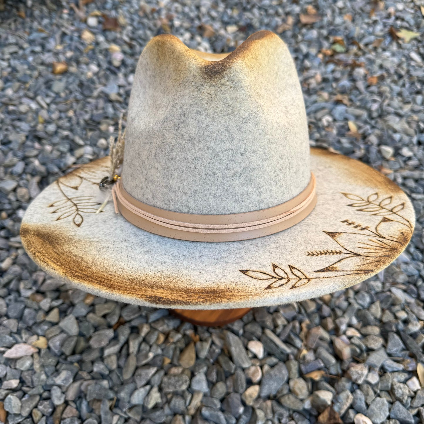 LOC Custom “The Mack” Speckled Gray Wool Fedora