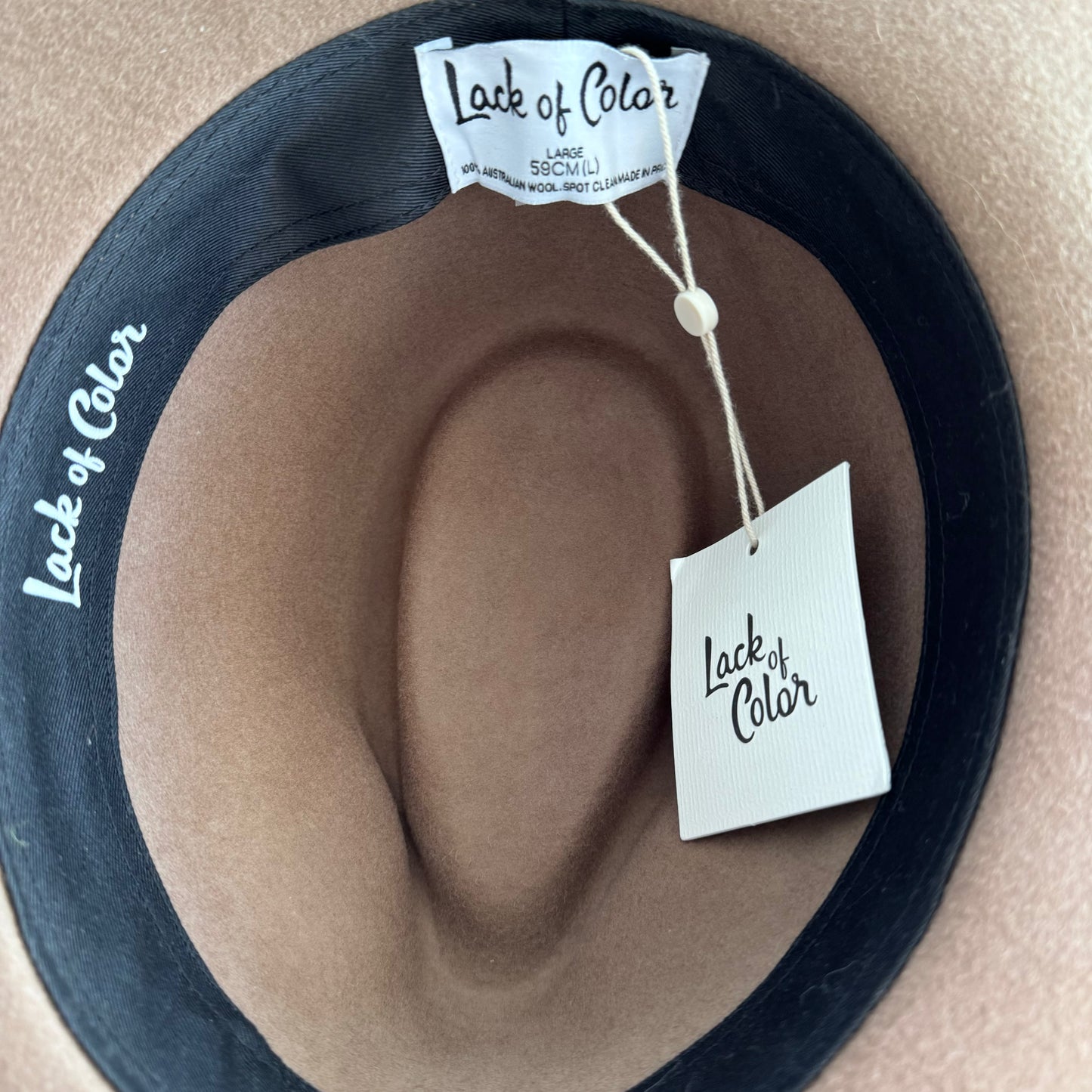 LOC Custom “The Grove” Wool Fedora in Teak