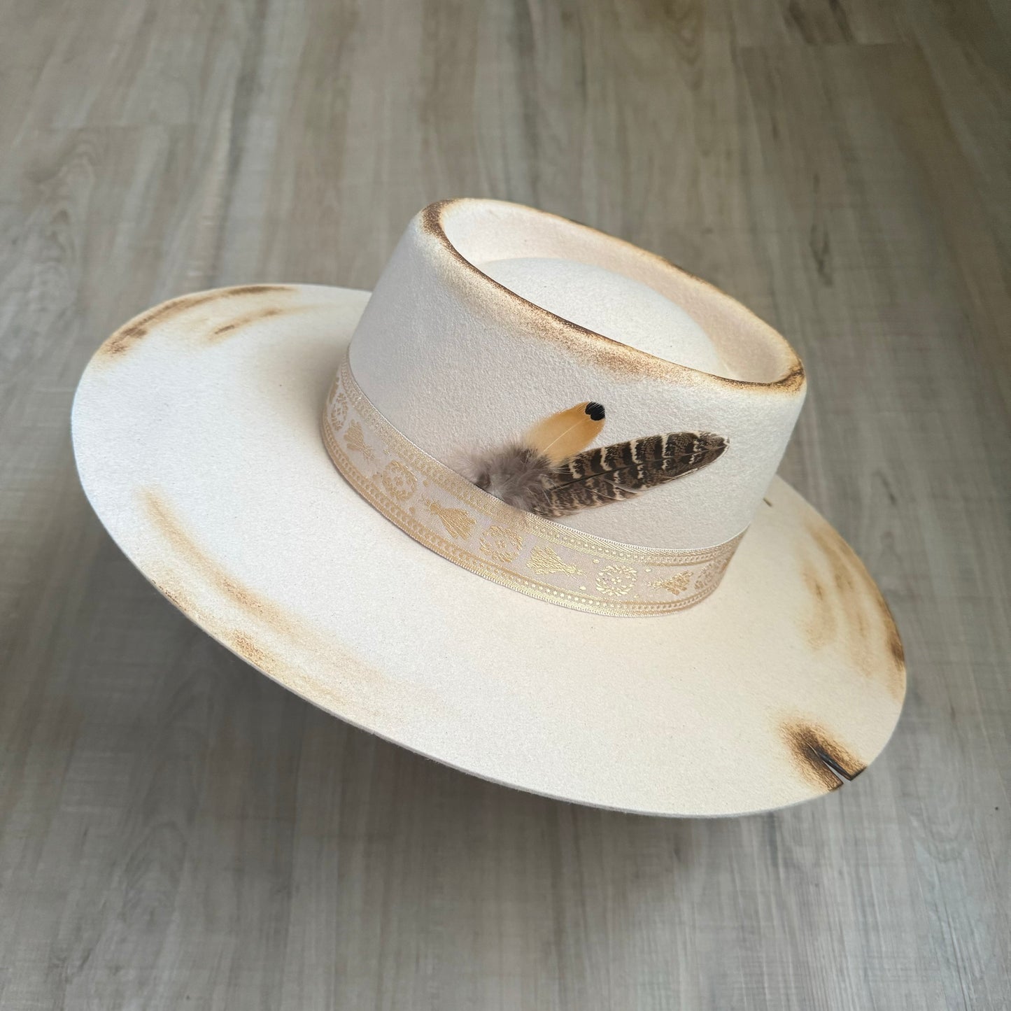 Custom LOC “Juno” Boater Wool Hat