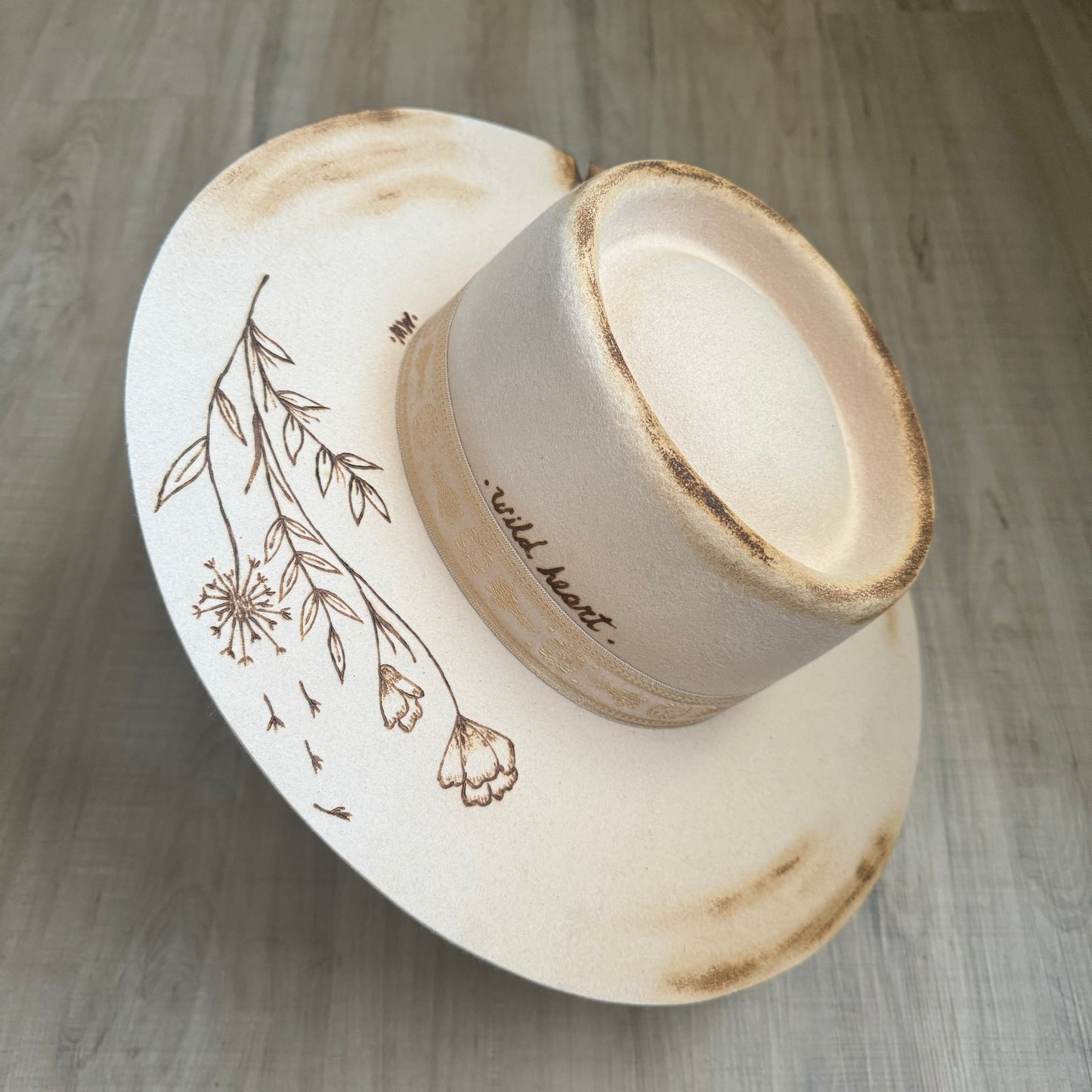 Custom LOC “Juno” Boater Wool Hat