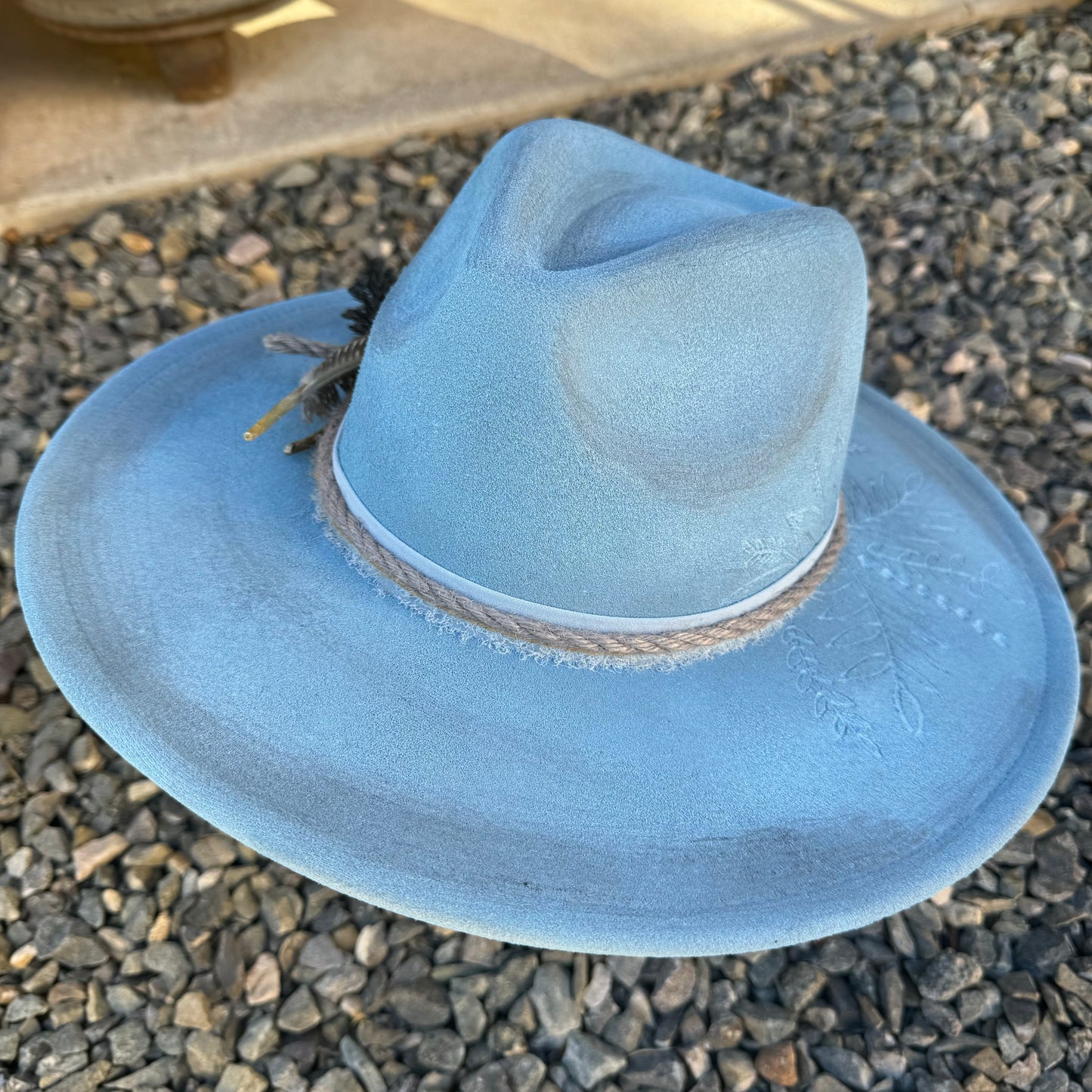 Custom Rancher Style Fedora (Wide Brim)