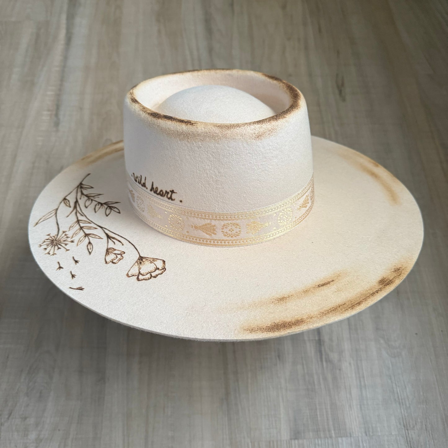 Custom LOC “Juno” Boater Wool Hat