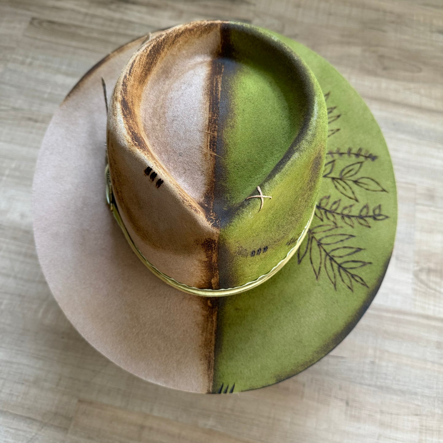 Custom LOC Two-Toned Wool Fedora
