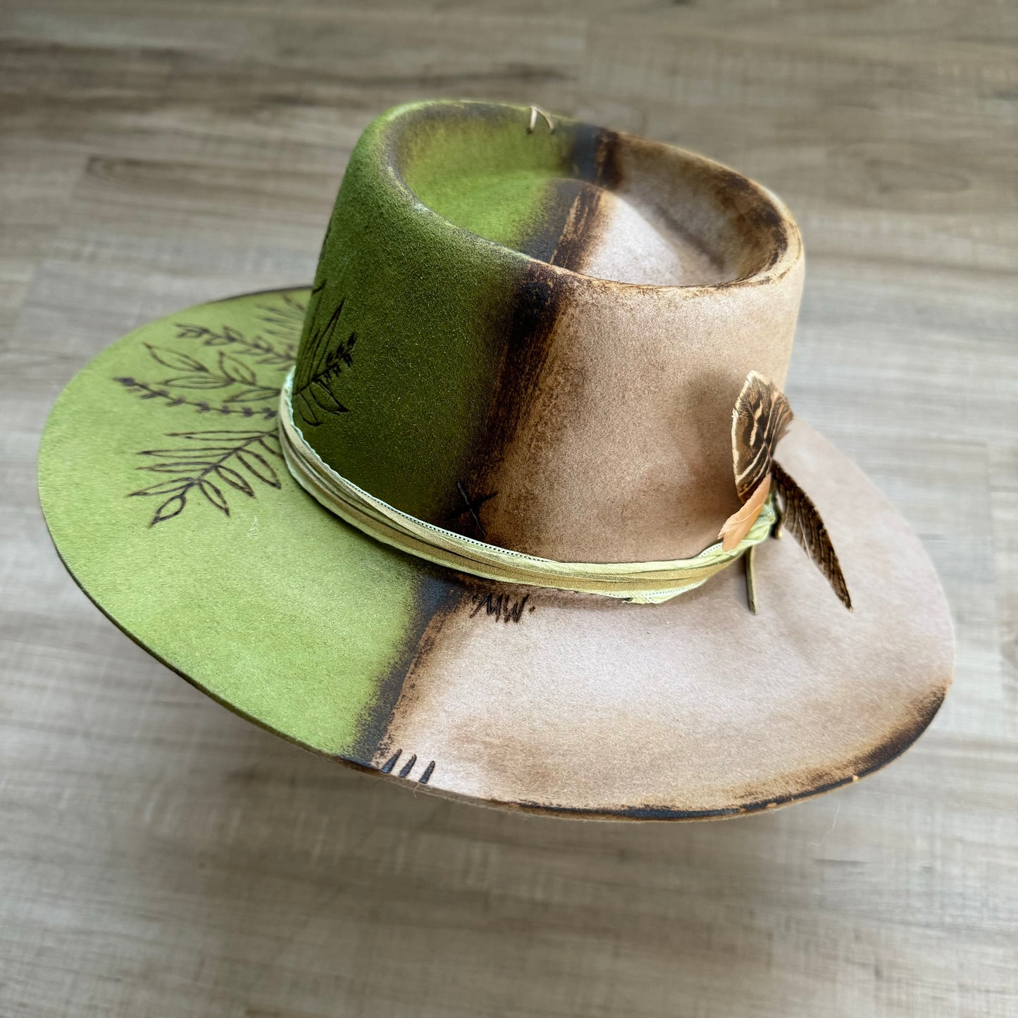 Custom LOC Two-Toned Wool Fedora