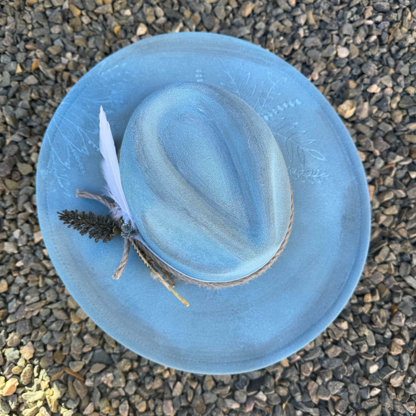 Custom Rancher Style Fedora (Wide Brim)