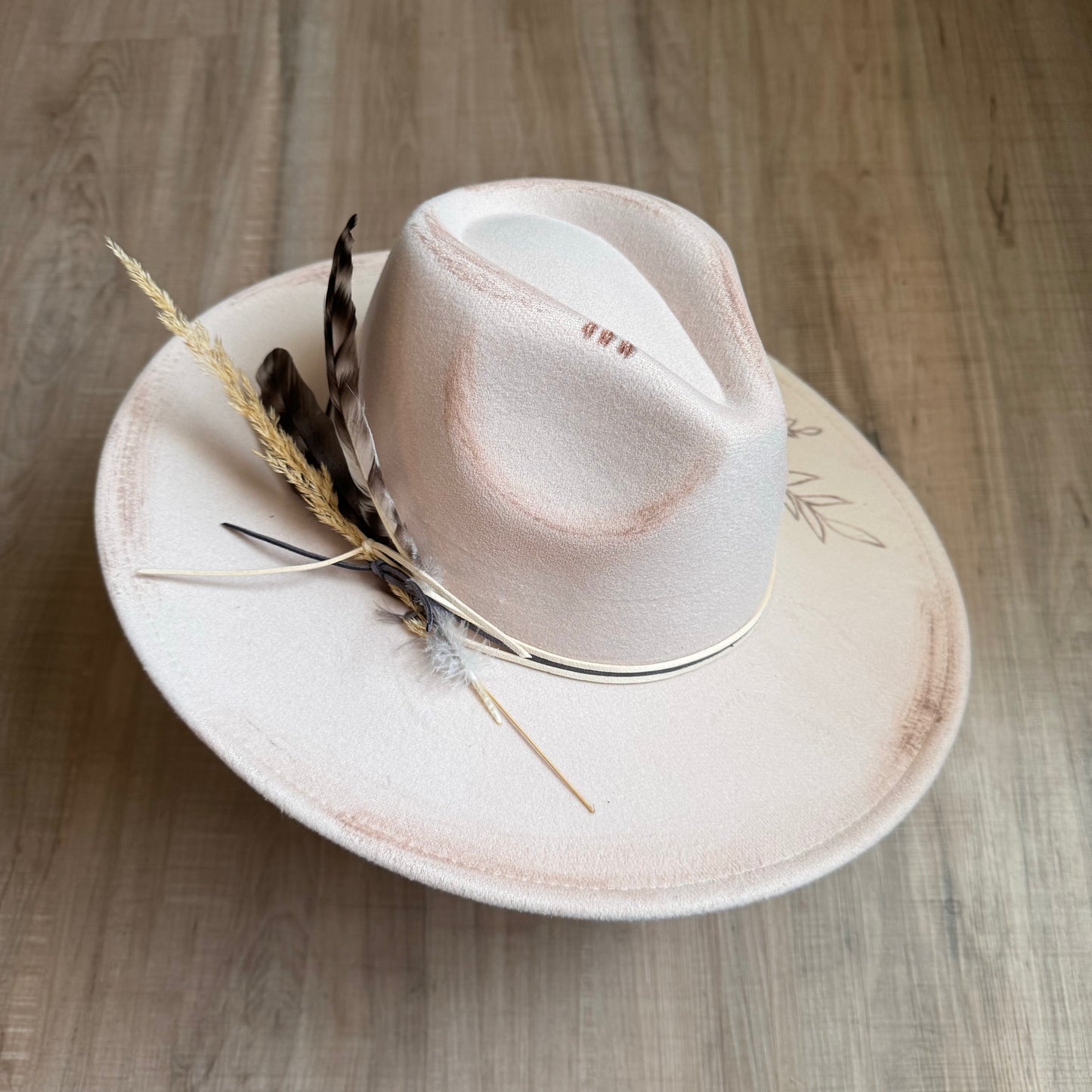 Custom Rancher Style Fedora (Wide Brim)