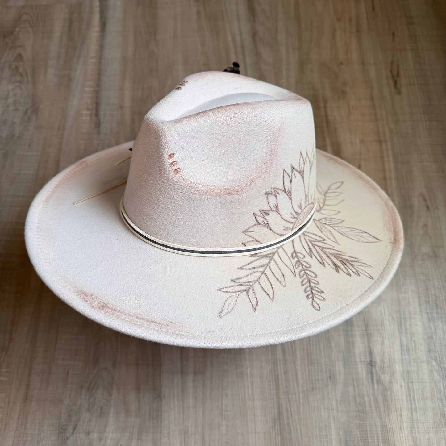 Custom Rancher Style Fedora (Wide Brim)