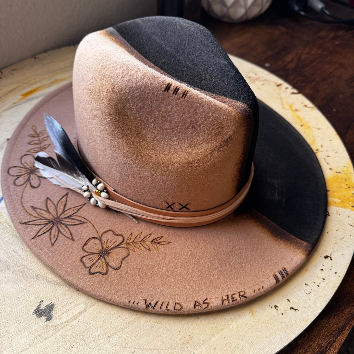 Custom “The Fleur” Wool Fedora