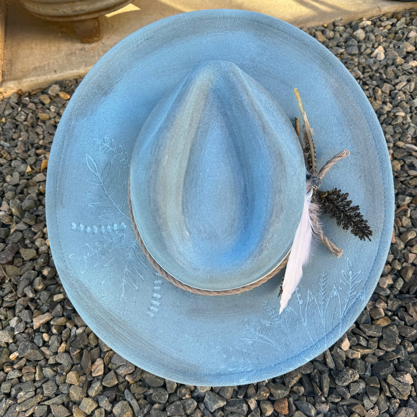 Custom Rancher Style Fedora (Wide Brim)