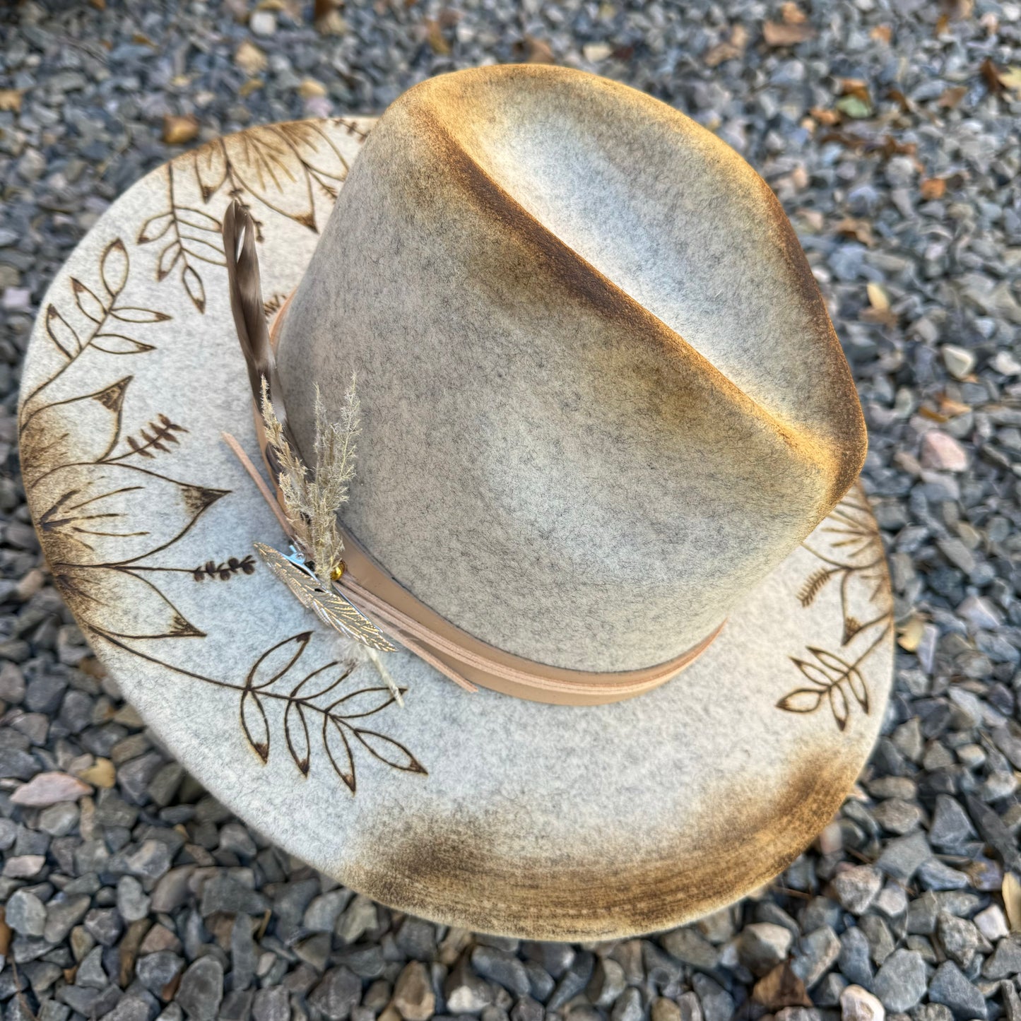 LOC Custom “The Mack” Speckled Gray Wool Fedora