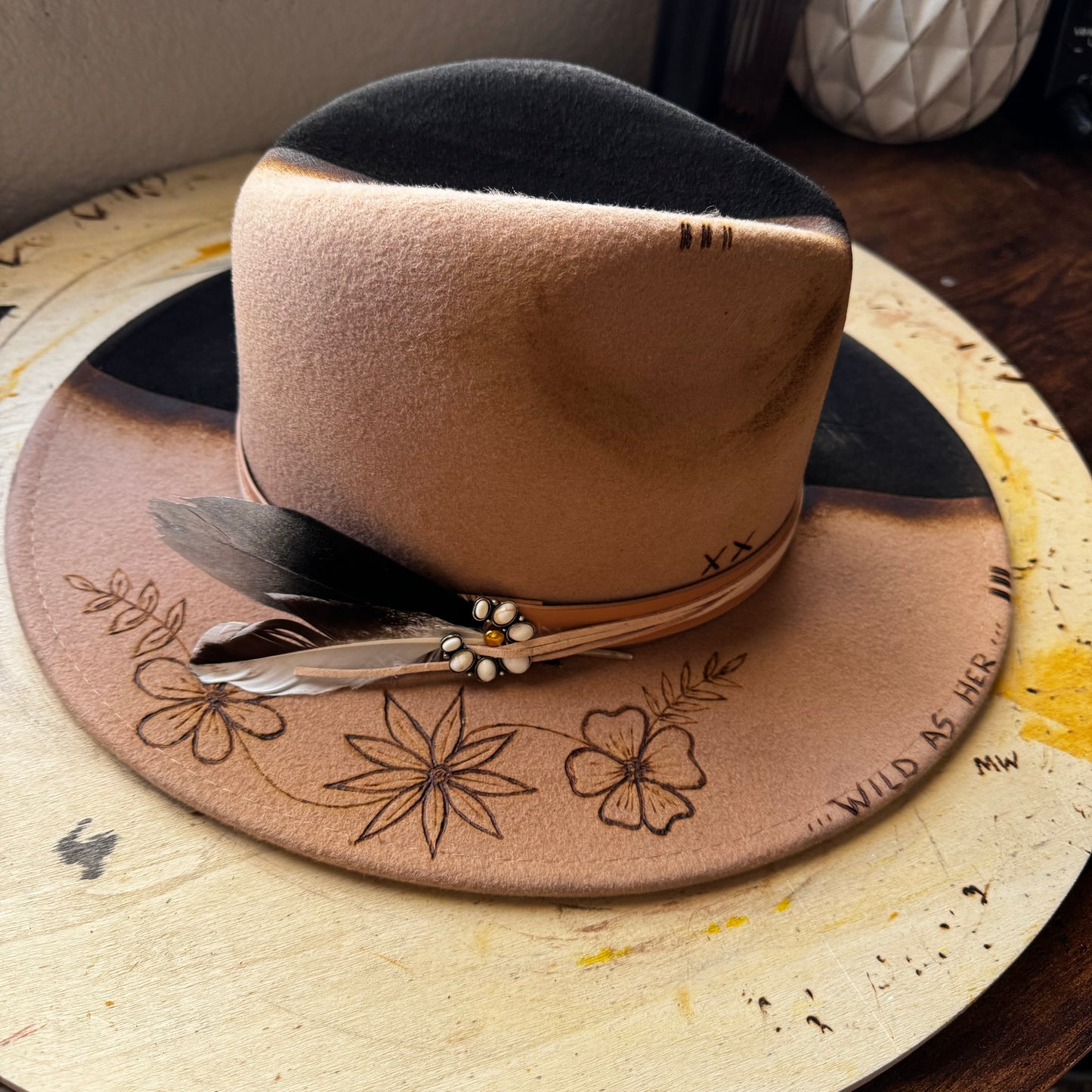 Custom “The Fleur” Wool Fedora