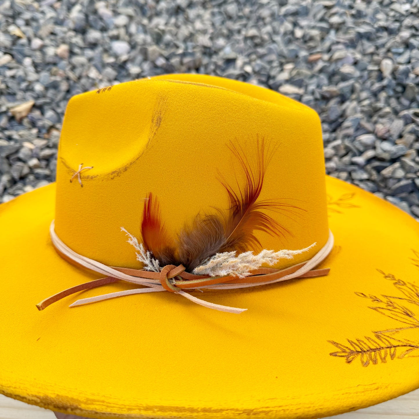 Custom Rancher Style Fedora (Wide Brim)