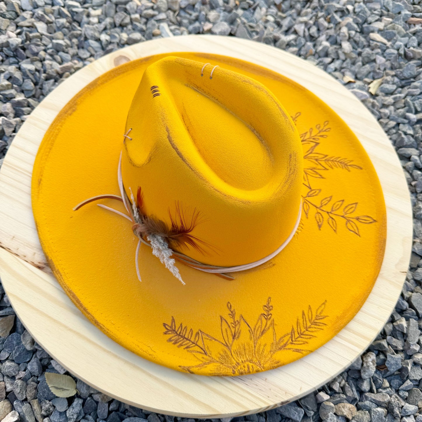 Custom Rancher Style Fedora (Wide Brim)