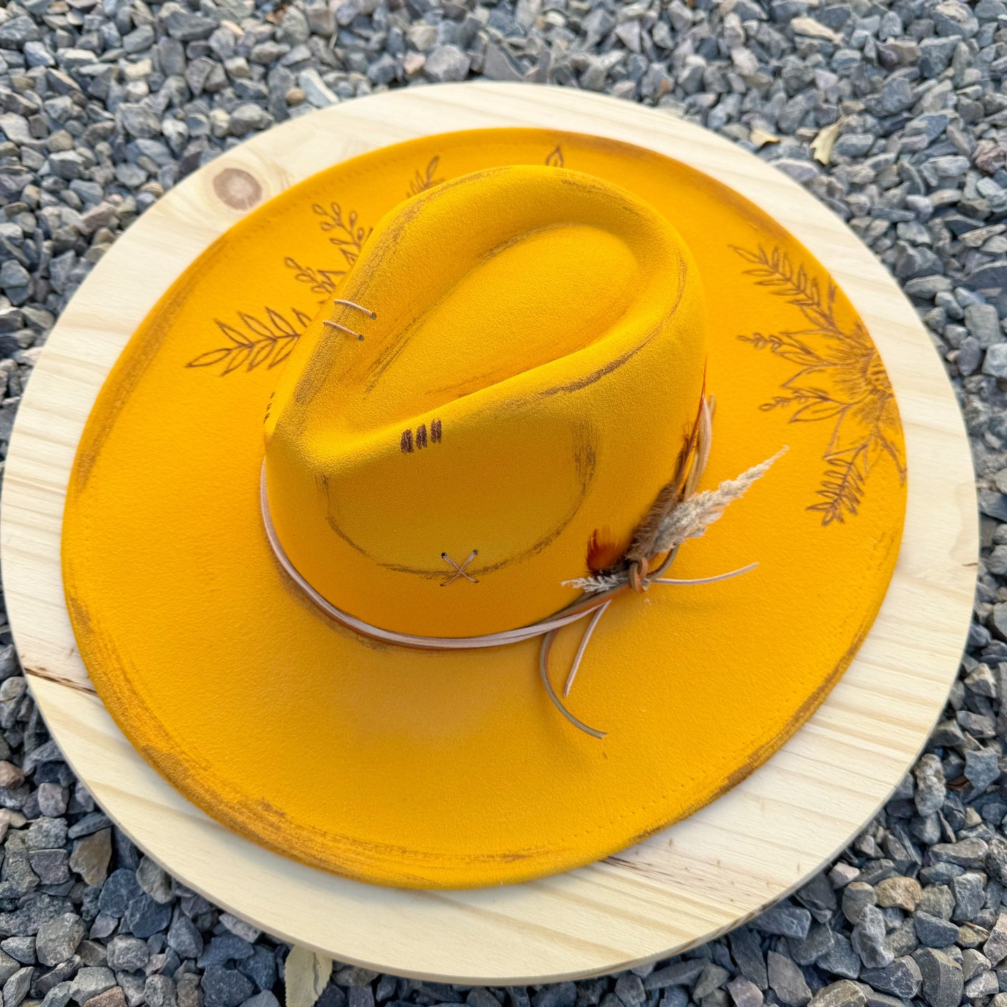 Custom Rancher Style Fedora (Wide Brim)