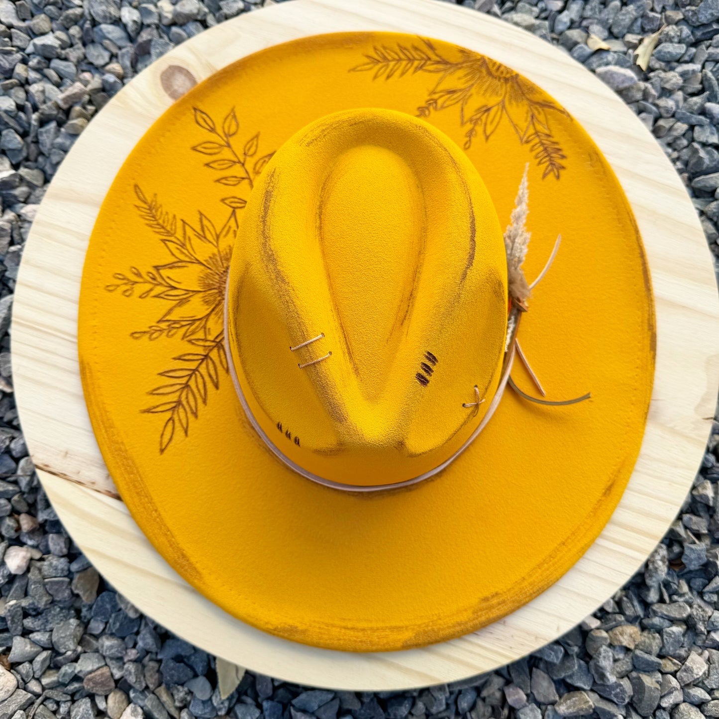 Custom Rancher Style Fedora (Wide Brim)