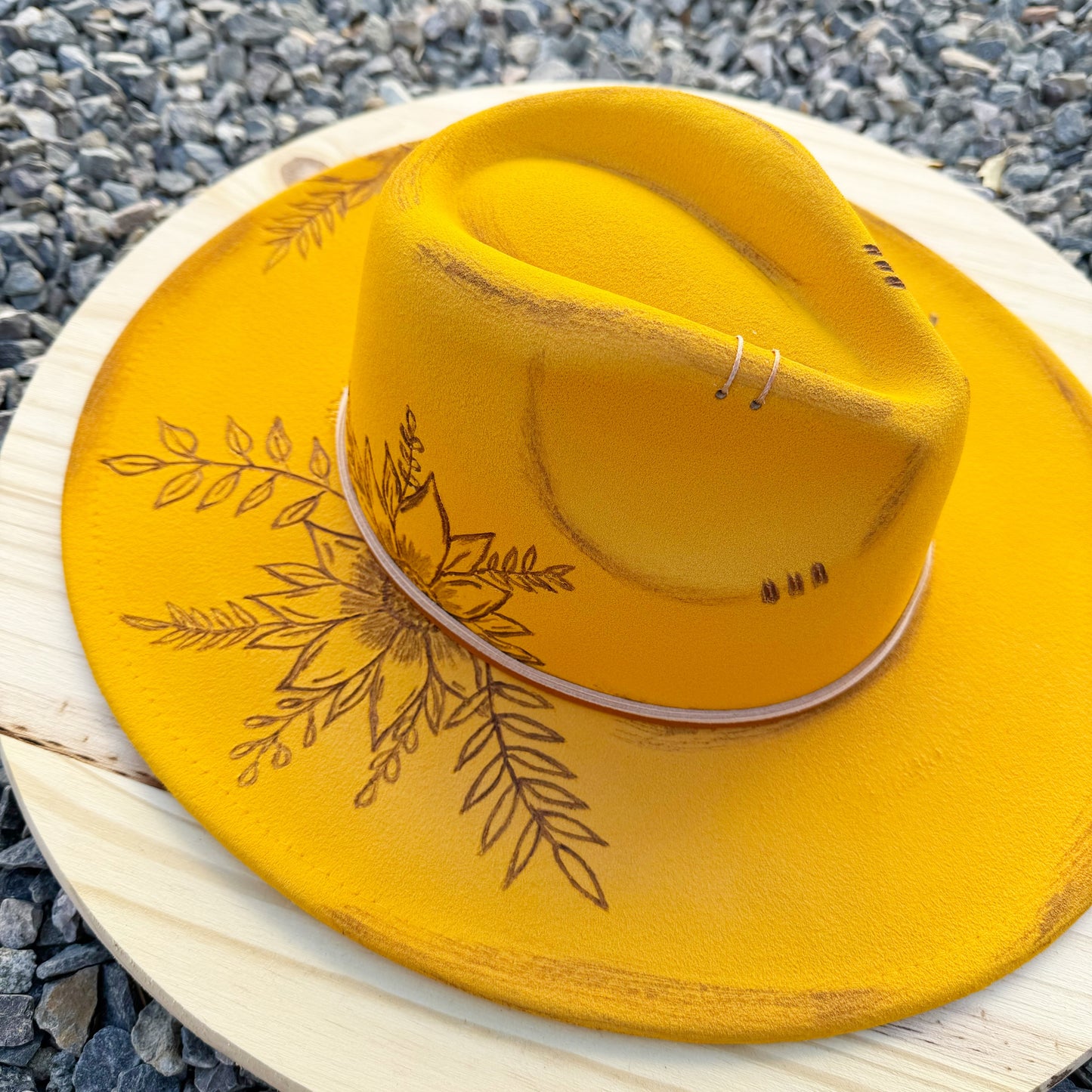 Custom Rancher Style Fedora (Wide Brim)