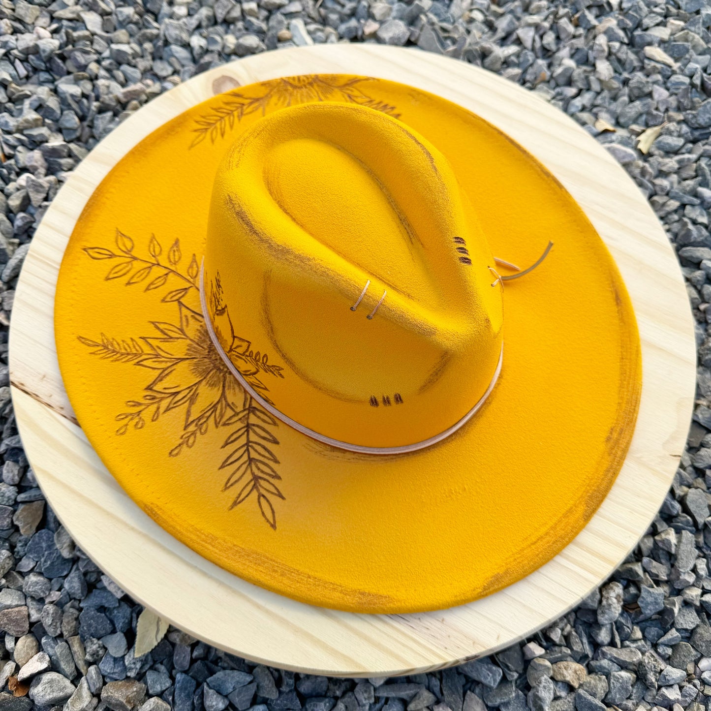 Custom Rancher Style Fedora (Wide Brim)
