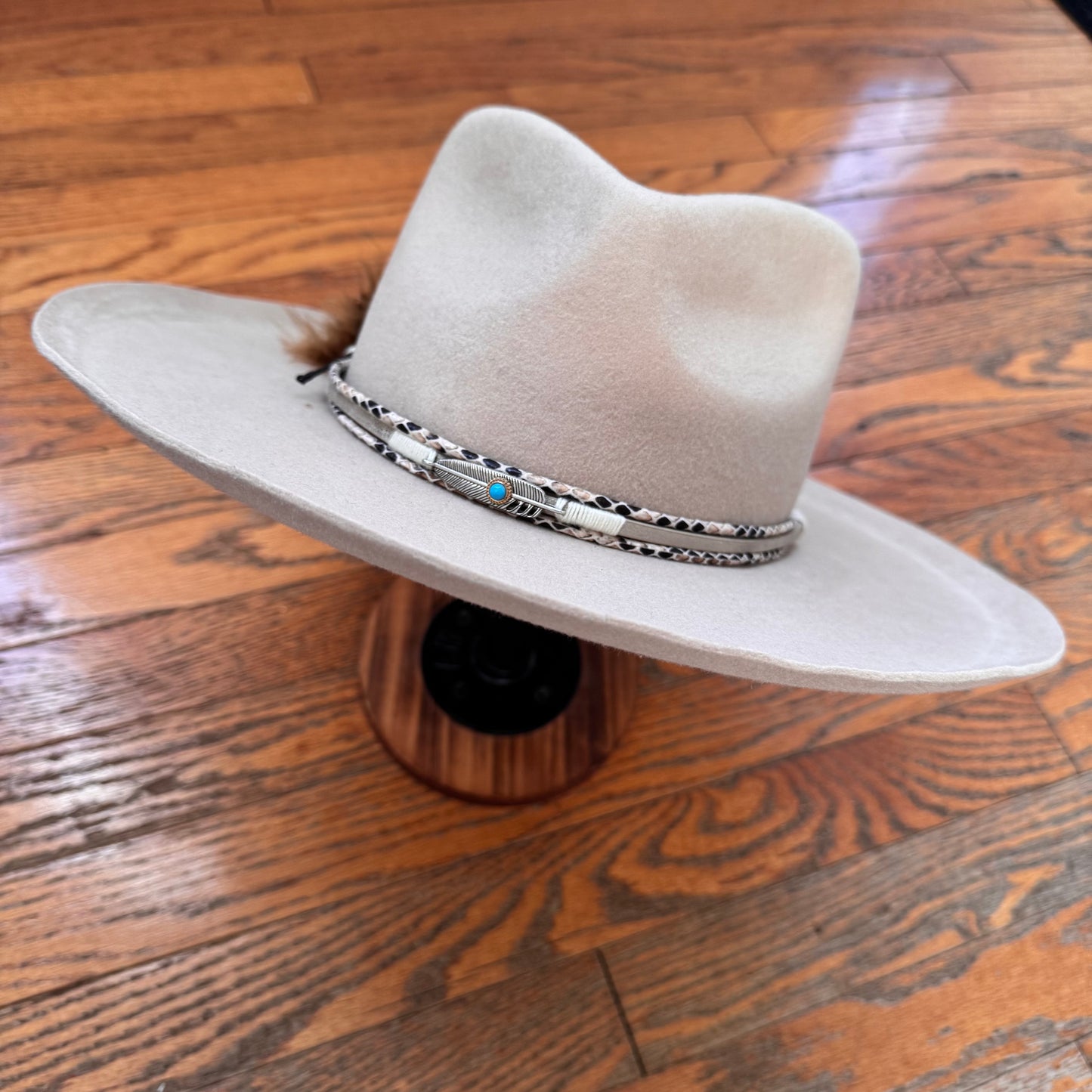 Custom Wool Curled Brim Hat