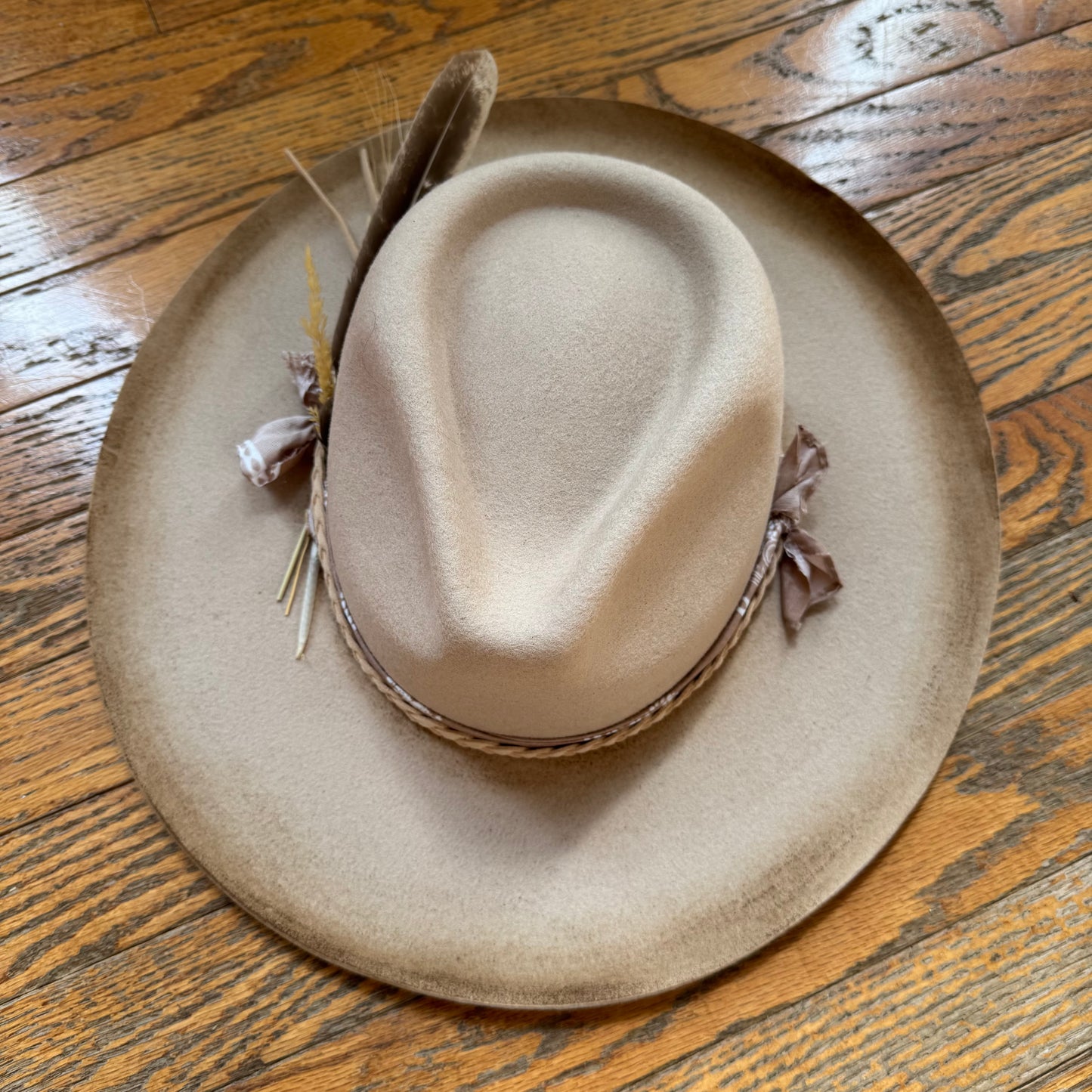 Custom Wool Curled Brim Hat