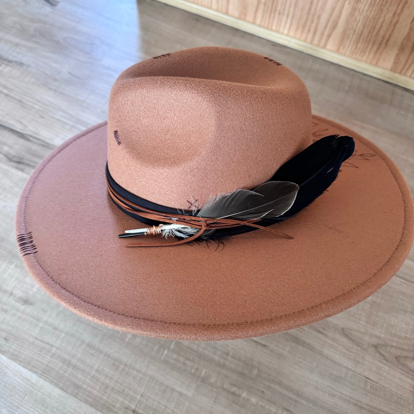 Custom Rancher Style Fedora (Wide Brim)